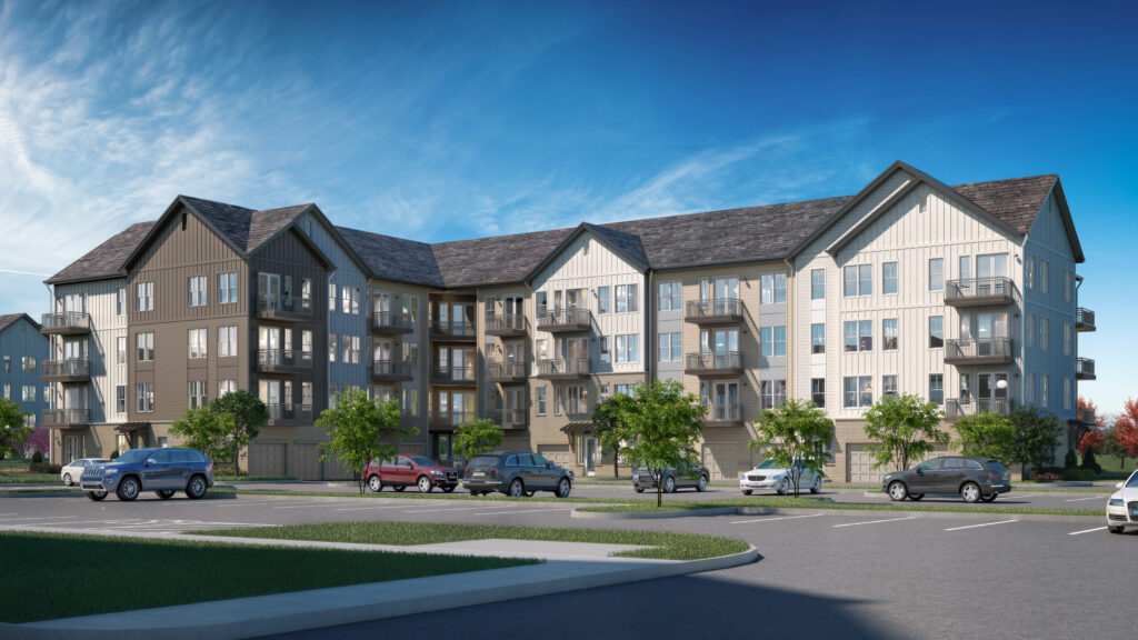 Building Facade With Modern Architecture